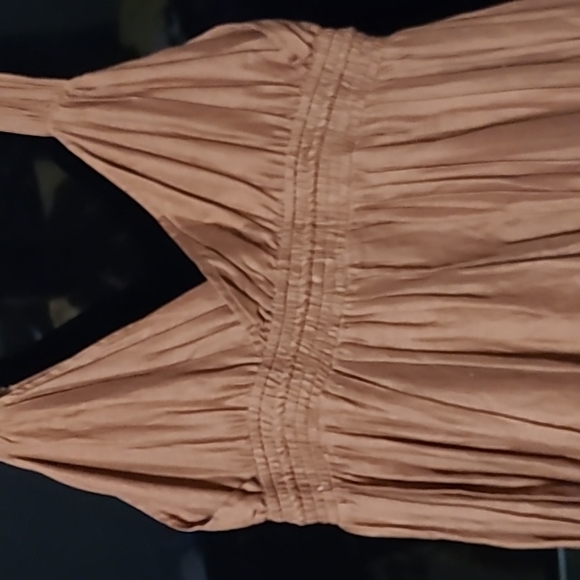 Banana republic embroidered empire waist dress sz 2 - Picture 5 of 8